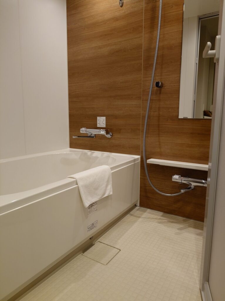 CVS・BAY HOTELの洗い場付きバスルーム